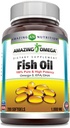 Amazing Omega Fish Oil 1000 mg συμπλήρωμα Softgels 