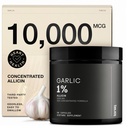 Κάψουλες σκόρδου με Allicin 10.000mcg - Odorless - 50:1 Εκχύλισμα για μέγιστη δραστικότητα - Εργαστήριο τρίτου μέρους που ελέγχθηκε - 60 κάψουλες χορτοφάγων