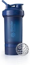 BlenderBottle Shaker Μπουκάλι με Pill Organizer και αποθήκευση για ProStony ProStak Σύστημα, 22-Ounce, Ναυτικό