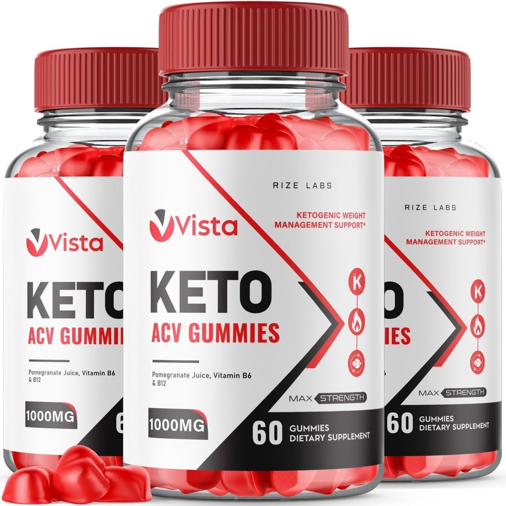 rize labs (πακέτο 3 Vista Keto ACV Gummies για Advanced Weight Loss, VistaKeto Supplement, Vista Maximum Strength Gomitas, Advanced Formula Reviews (180 Gummies)