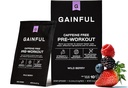 Gainful Pre Workout Powder with Creatine, Caffeine Free Clean Energy, L Citrulline and Beta Alanine for Endurance, BCAA Blend for Muscle Recovery, Vegan, Non GMO, Wild Berry, 10 Servings
