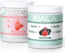 Kiala Nutrition Super Greens, Organic Greens Powder, Spirulina & Chlorella Superfood Powder, Sugar & Gluten Free Vegan, Spectra Blend, Watermelon & Mixed Berry 2 Pack