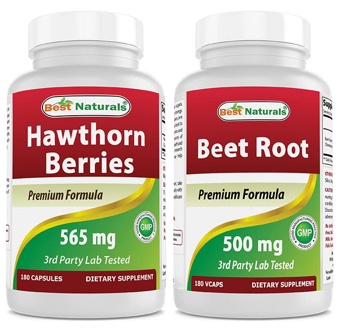 Hawthorn Berry 565 mg & Σκόνη ρίζας τεύτλων 500 Mg