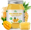 Sea Moss Gel - 18.5OZ Mango Pineapple Flavor Sea Moss Gel Raw Nutritious Πλούσιο σε 102 Βιταμίνες και Ορυκτά, Πρωτεΐνη & Βιταμίνες, Vegan-Friendly