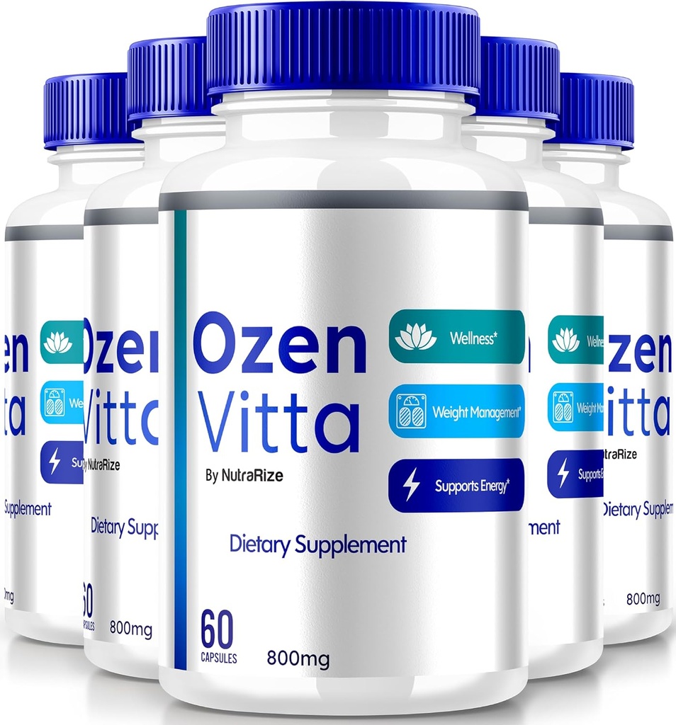 (5 Pack) Ozen Vitta, κάψουλες Ozen Vitta, επίσημη φόρμουλα OzenVitta για την αποτελεσματική απώλεια βάρους, όλα τα φυσικά χάπια Keto για την κατάλληλη και ενεργό τρόπο ζωής, Κριτικές συμπλήρωμα υγείας Capsula (300 κάψουλες)