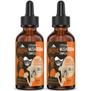 Liposomal Mushroom Complex Drops 2000 MG - 20 Organic Mushroom Extracts - Προηγμένη Υγρή Φόρμουλα για Ανοσία, Γνωστική και Μνήμη - Lions Mane Supplement, Reishi, Cordyceps, Chaga, 60 Services