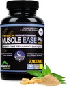 Night-Time Muscle Relax Muscle PM - 2,900mg Maximum Strength Relaxant with Magnesium Glycinate. Gluten Free – 60 Capsules (Packaging May Vary)