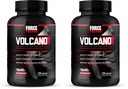 Force Factor Volcano προ προπόνηση Nitric Oxide Booster συμπλήρωμα για τους άνδρες με Creatine και L-Citrulline για την ενίσχυση και την ενέργεια, Βοήθεια για την οικοδόμηση μυών, καλύτερη αντλία και προπόνηση, 120 κάψουλες (πακέτο του 2)