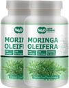 Moringa Leaf Powder Κάψουλες (Πιτζάμες) - 300 Χάπια, 150 Μερίδες, 1000 mg (2 Συσκευασία)