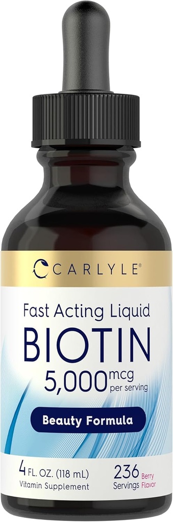 Carlyle Biotin 5000mcg Υγρές σταγόνες 