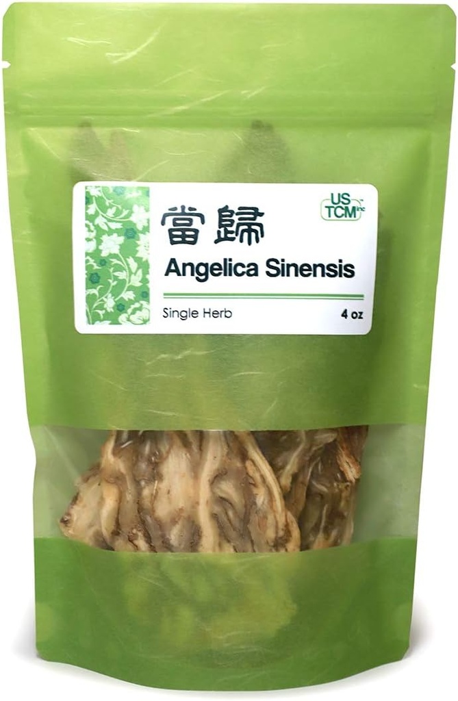Νέα συσκευασία Angelica Sinensis Root, Dang GUI Pian, Dong Quai Cut Slice 当归 4 oz.
