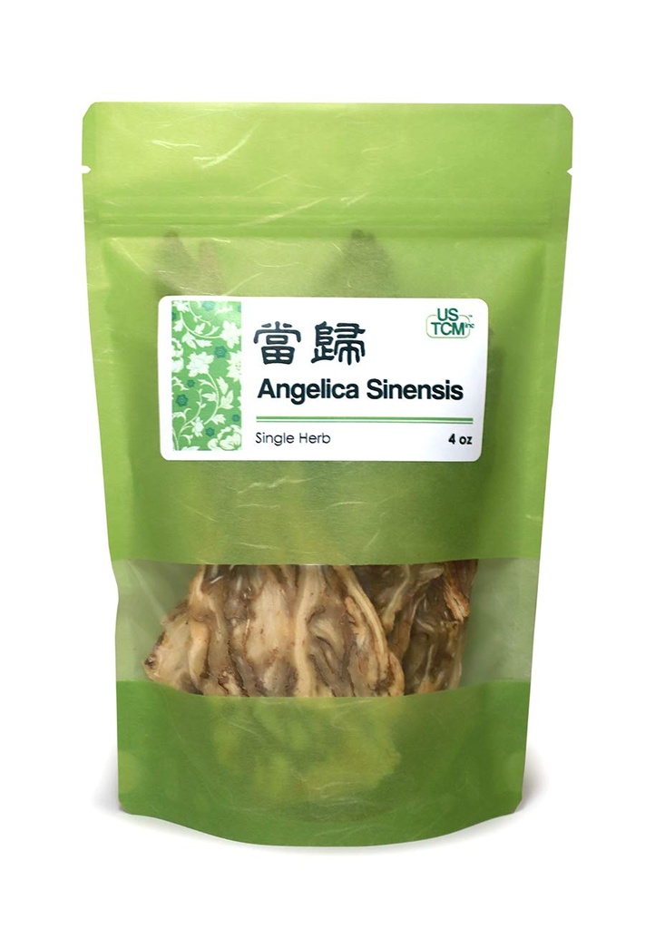 Νέα συσκευασία Angelica Sinensis Root, Dang GUI Pian, Dong Quai Cut Slice 当归 4 oz.