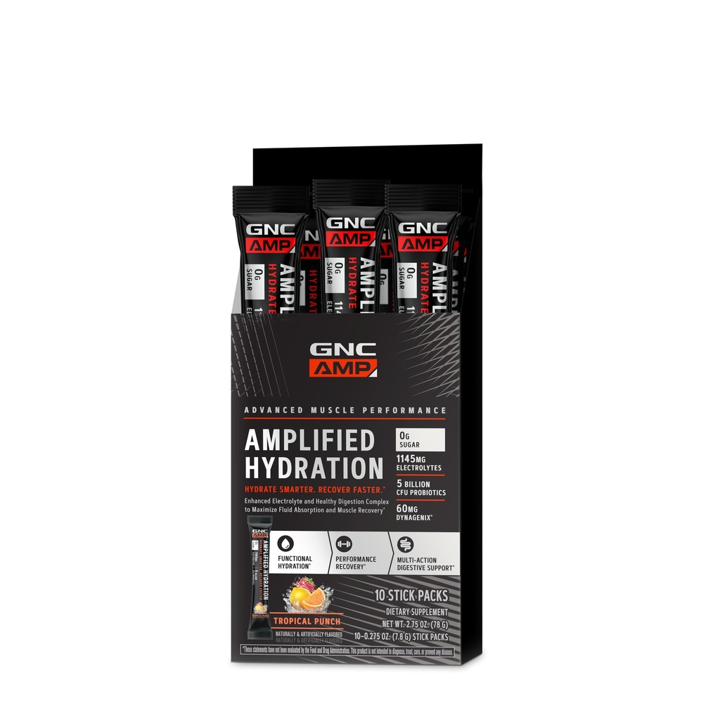 GNC AMP Ενισχυμένη Ενυδάτωση Ηλεκτρολυτικό Ποτό σε σκόνη Μείγμα 