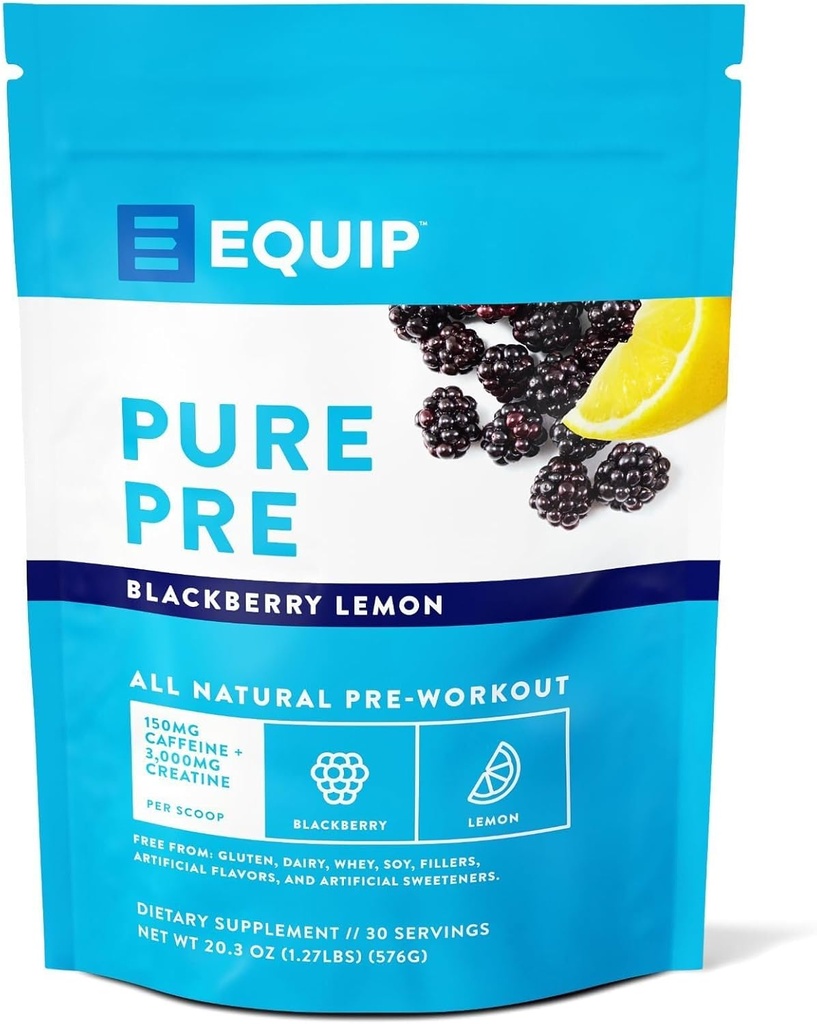 Equip Foods Pure Pre All Natural Pre-Wortout Powder 