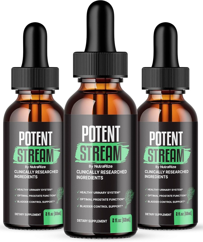 NutraRize (Συσκευασία 3 Potent Stream Drops, Advanced Prostate Supplement - Φυσική υποστήριξη για την υγεία του προστάτη, μέγιστη δύναμη, Κριτικές (90 εξυπηρετήσεις)