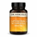 Δρ. Mercola Λιποσωμική Βιταμίνη D3 - Υποστηρίζει την καρδιά, τα οστά και την ανοσοποιητική υγεία - 5.000 IU ανά υπηρεσία - Μη-ΓΤΟ, χωρίς σόγια και χωρίς γλουτένη - 30 κάψουλες (30 εξυπηρετούν)