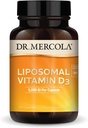Dr. Mercola Liposomal Vitamin D3 - Υποστηρίζει την καρδιά, τα οστά και την ανοσοποιητική υγεία - 10.000 IU ανά υπηρεσία - Μη-ΓΤΟ, χωρίς σόγια και χωρίς γλουτένη - 30 κάψουλες (30 μερίδες)