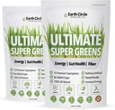 Earth Circle Organics Ultimate Super Greens Powder 30 Μερίδες, 10oz (πακέτο του 2)