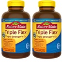 Nature Made TripleFlex, Glucosamine Chondroitin και MSM - 2 φιάλες, 200 Caplets Κάθε, 400 Caplets Σύνολο