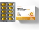 Πολυβιταμίνες με Omega-3, πολυβιταμίνη για γυναίκες και άνδρες, Enteric Coated Fish Oil DHA/EPA με βιταμίνη Α, βιταμίνη Ε και βιταμίνη D3 για την υποστήριξη της ανοσοποιητικής λειτουργίας (1 Box 30 Softgels)