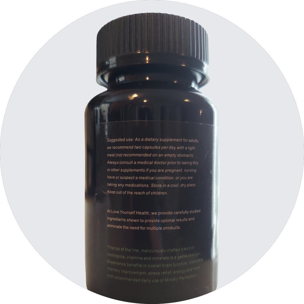 Νοοτροπικό συμπλήρωμα εγκεφάλου, 90Count 45 Day Supply για βελτιωμένη γνωστική λειτουργία, εστίαση, μνήμη & ενέργεια