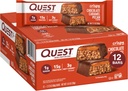 Quest Nutrition Crispy Chocolate Caramel Pecan Hero Protein Bar, 15g Protein, 1g Sugar, 3g Net Carb, Gluten Free Protein Snack, Keto Friendly, 12 Count