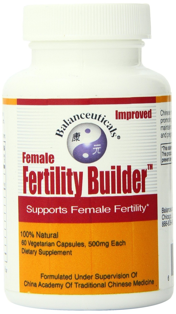 Female Fertility Builder Supplement, 60 Count