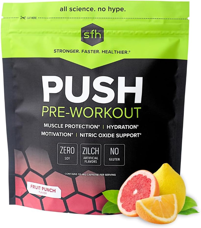 SFH Push Powder (Fruit Punch) BCAAs για την επισκευή μυών 
