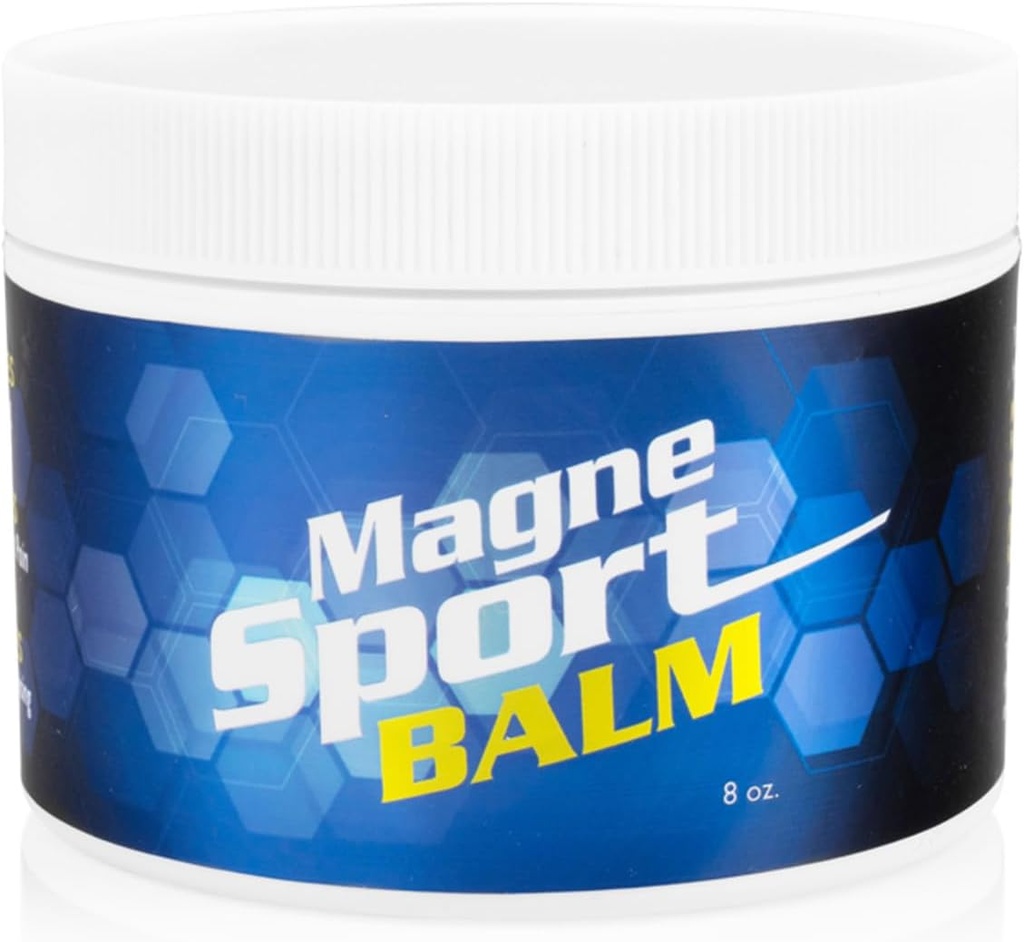 MagneSport Topical Magnesium Balm for Athletic Recovery - 8oz Jar