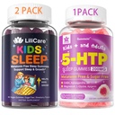 5HTP Gummies with Magnesium Glycinate + Kids Sleep Gummies - Μαγνήσιο Γλυκινικό Gummies