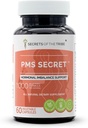 PMS Secret 60 Κάψουλες, 1000 mg, Black Cohosh, Cramp, Vitex, Valerian, Dandelion, Chamomile, St. John's Wort. Υποστήριξη ορμονικής ανισορροπίας (60 κάψουλες)