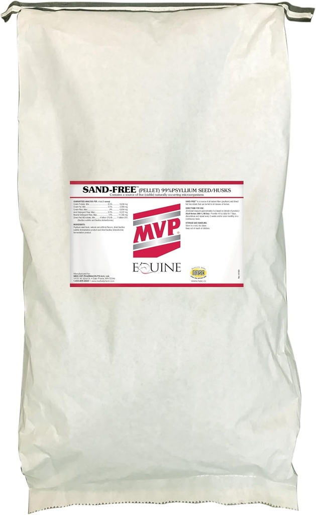Χωρίς άμμο (25lb) υποστηρίζει υγιή εντερική λειτουργία στα άλογα