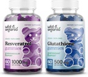 Άγρια & οργανικά Gummies ρεσβερατρόλης & L-Glutathione Gummies