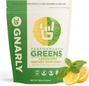 Gnarly Nutrition Greens Superfood Powder – Lemon Mint Performance Super Greens Powder – NSF Contents Certified – Organic, Probiotics & Essential Micronutrients - Μέντα λεμόνι, 11.64 oz