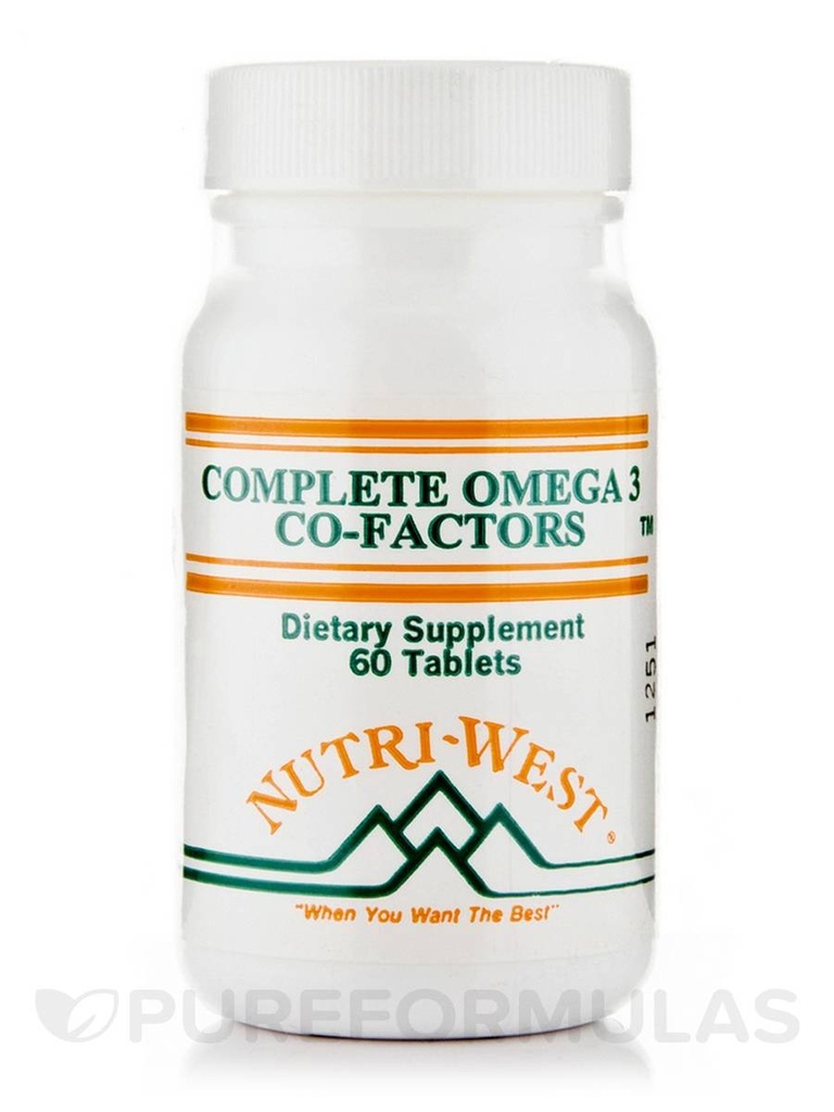Complete Omega-3 Co-Factors (φόρμουλα ενηλίκων) - 60 δισκία από Nutri West