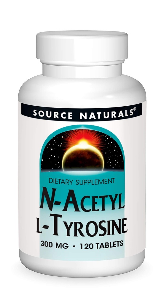 Source Naturals N- Acetyl L- Tyrosine Dietary Supplement - 120 δισκία