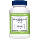 The Vitamin Shoppe Ashwagandha Extract 470MG - φυτικό συμπλήρωμα που παρέχει ενέργεια & ζωτικότητα, βοηθά με τη διαχείριση του στρες (120 κάψουλες)