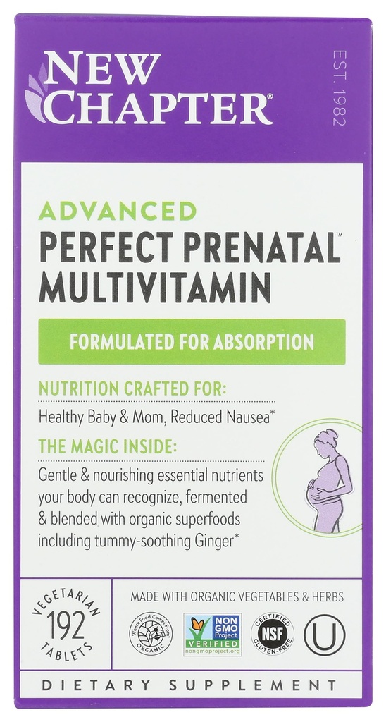 New Chapter Organic Perfect Prenatal, 192 CT