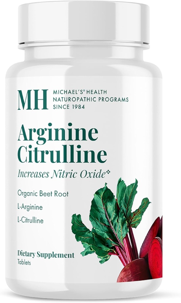 Νευροπαθητικά προγράμματα του MICHAEL Arginine Citrulline - 90 δισκία - Αυξάνει το νιτρικό οξείδιο - με οργανική ρίζα τεύτλων - 30 υπηρεσίες