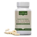 Lignans For Life Sesame Extract - 540 mg με 81 mg Sesamin και 27 mg Sesamolin, ηπατική υγεία και ανοσοποιητικό συμπλήρωμα υποστήριξης για την ισορροπία ορμονών και τη συνολική ευεξία σε άνδρες και γυναίκες, 90 κάψουλες