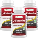Best Naturals L- Glutamine 1000 mg 180 δισκία (180 Count (Pack of 3))