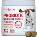 Probiotics for Dogs - Hot Spot Remedy for Dogs + Prebiotic - Αλλεργία σκύλου μασήματα - Βελτίωση της πέψης & αναστατωμένη κοιλιά, Ανακουφιστικό αέριο & Διάρροια, Προβιοτικά σκύλου και Digestive Ένζυμα, 120 Probiotic Chews σκύλου
