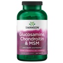 Swanson Glucosamine Chondroitin MSM (methylsulfonylmethane) 3-σε-1 Κοινή Κινητικότητα Φόρμουλα Ευελιξία Comfort Cartilage Connective Tissue Health Support Συμπλήρωμα διατροφής 240 Δισκία (Tabs)