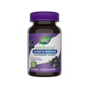 Nature’s Way Sambucus Sleep + Immune* Gummys Elderberry, Sleep and Immune Support*, Με μελατονίνη, Βιταμίνη C, L-Θεανίνη, Ψευδάργυρος, 50 Gummies (Packing May Vary)