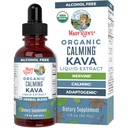 MaryRuth Organics, Herbal Supplement Drop, Calmness & Relaxation, Pack of 1, USDA Kava Root, Sugar/Gluten Free, Support Sleep, Calm & Stress Relief, Vegan, Non-GMO, 30 Servings