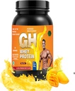 Πρωτεΐνη GH WHEY, Ultra Premium Γρηγορότερη αποκατάσταση, απορρόφηση & ανάπτυξη μυών Lean (1.1lbs, Mango Flavor)