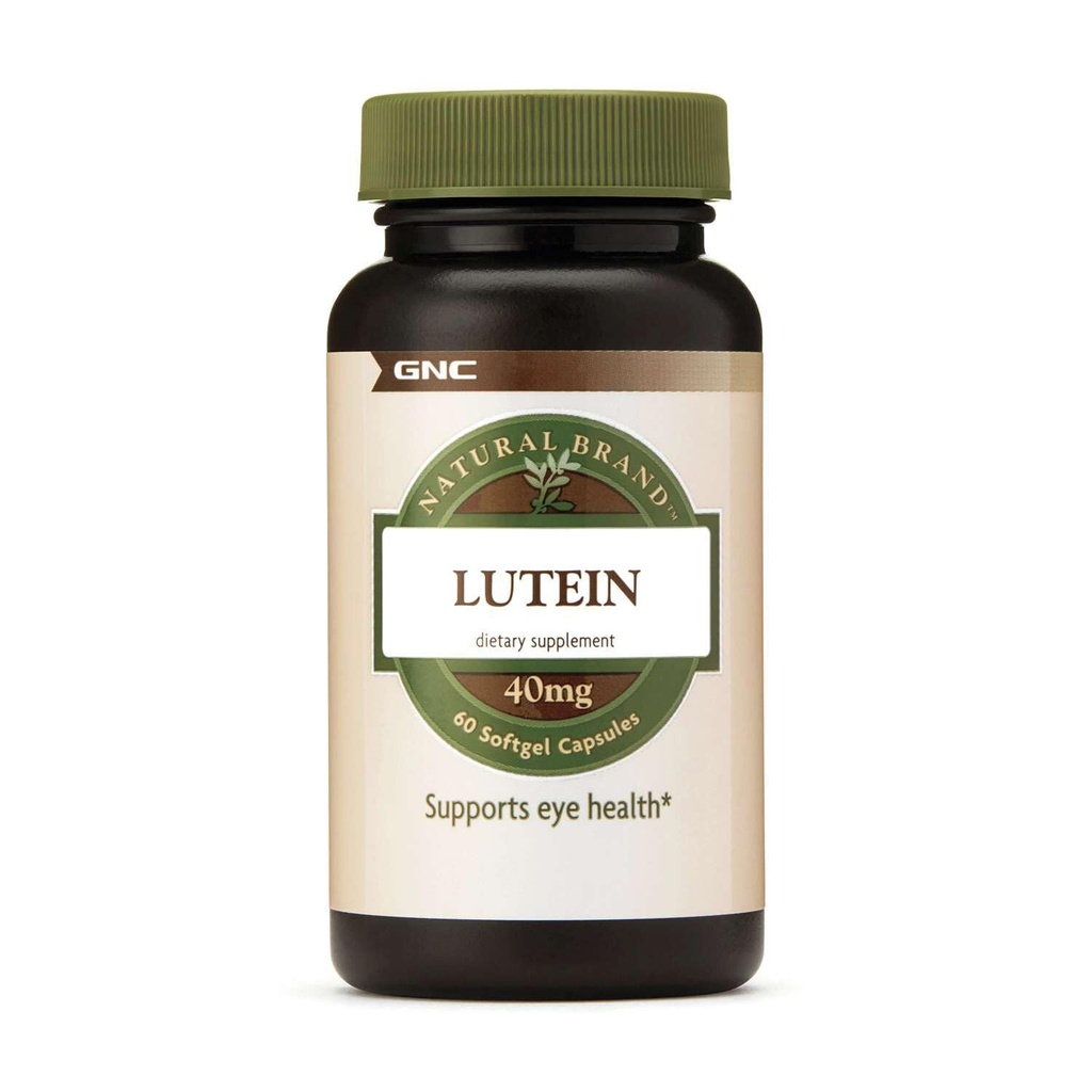 GNC Lutein 40mg, Υποστηρίζει την υγεία των ματιών, 60 Softgels