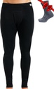 Merino Wool Base Layer Mens Bottom Pants 100% Merino Wool Βαρέων Βαρών, Midweight, Lite Θερμικά Εσώρουχα Long Johns και Κάλτσες