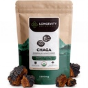 Longevity Botanicals Organic Chaga Mushroom Extract Powder 100g 