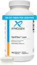 XYMOGEN OptiFiber Lean, Ημερήσια χάπια συμπλήρωμα ινών - 100% φυσικό διαλυτό Propolmannan Dietary Fiber - Υποστηρίξτε την πέψη, τον κορεσμό και την κανονικότητα - εξυπηρετεί ως προβιοτικό (120 κάψουλες)